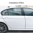 thumbnail image 2 of Waterproof Car Door Boot Edge Protectors Trim U Shape Guard Black Set Seal Rubber Strip White, 2 of 7
