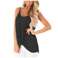 thumbnail image 1 of Timegard Camisoles pour Femmes Col Rond Bretelles Spaghetti Nœud Confortable Chic Décontracté Sans Manches Hauts Blouse, 1 of 7
