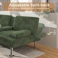 thumbnail image 4 of Homall Canapé-Lit Futon, Canapé Futon Ajustable, Canapé-Lit Moderne pour Salon, Bureau d'Affaires, Fauteuil Inclinable avec Porte-Gobelets, 4 of 7