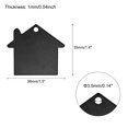 thumbnail image 2 of Unique Bargains House Shape Blank Tags Metal Stamping Tag Blank Dog ID Tags, Black Engraving Tags, 25 Pack, 2 of 7