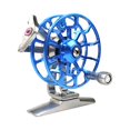thumbnail image 2 of DYNWAVECA Moulinet de Pêche sur Glace Accessoires de Pêche Multi-Usage Robuste Main Droite Alliage d'Aluminium pour Pêche en Rivière Roche Pêche en Eau Salée Pêche en Plage, 2 of 10