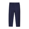 thumbnail image 3 of Boys Flat Front Dress Pants Adjustable Waist Front Pockets Straight Leg Fit Pants, 3 of 3
