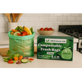 thumbnail image 2 of MKR Green Life Small Green Compostable Bags, 43 x 46 cm, 10 L, 50 Count, 2 of 7