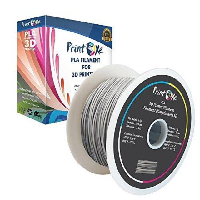 Filament d'Imprimante 3D en PLA Gris - Bobine de 1 kg