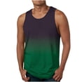 thumbnail image 1 of LSLJS Nouveaux Débardeurs à Imprimé Dégradé 3D pour Hommes T-Shirts Sans Manches Décontractés à Col Rond Débardeurs de Plage pour Muscles, 1 of 4
