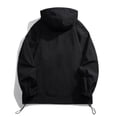 thumbnail image 4 of Pisexur Veste Coupe-Vent pour Homme Veste Décontractée Ample Couleur Unie Sprinter d'Extérieur à Manches Longues à Capuche Veste Décontractée/veste Veste de Randonnée pour Homme Imperméable Vestes Grande Taille pour Hommes, 4 of 7