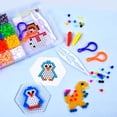 thumbnail image 4 of Perles à Fusionner, Perlage 5 mm, Perles à Repasser Multicolores, 24 Couleurs 4300 Pcs, 4 of 7