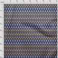 thumbnail image 3 of oneOone Cotton Silk Fabric Damask & Chevron Ikat Decor Fabric Printed BTY 42 Inch Wide, 3 of 4