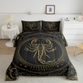 thumbnail image 1 of YST Ensemble de Douillette Signe du Scorpion, Literie Astrologie 12 Horoscopes, Grand Lit, 1 of 5