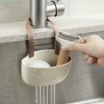 thumbnail image 3 of 1pc Versatile Drainage Rack - Space-Saving Sink Organizer for Quick-Drying Sponges, Soaps & Washcloths - Perfect for Kitchen & Bathroom, Adjustable for Single or Double Sink, Sturdy Water Drainage Sys, 3 of 5