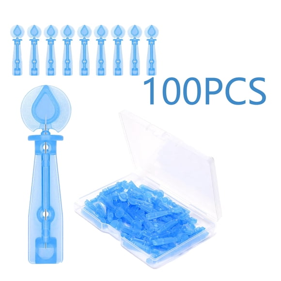 Aiguilles Jetables Stériles pour l'Acné – Outils Efficaces pour Éliminer l'Acné et les Points Noirs pour une Peau Claire, Incluant 100 Aiguilles Jetables pour l'Acné