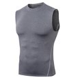 thumbnail image 1 of Men's Athletic Compression Shirts Sleeveless Tank Top Slim Running Sports Workout Base Layer Undershirt, 1 of 5