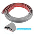 thumbnail image 3 of Uxcell 6.6ft Floor Cord Cover Cable Protector 0.4" W x 0.24" H Cable Management Grey, 3 of 6