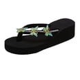 thumbnail image 1 of Kcodviy Ladies Summer Flip Flops Womens Ballet Slippers Casual Rhinestone Sandals Sneaker Slippers for Women Wool Slippers for Women Bunny Slippers for Women Slip on Slippers for Women, 1 of 9