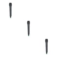 thumbnail image 1 of QualitChoice Microphone Artificiel Portatif à Main pour Enfants, Diffusion en Direct, Scène, Performance, Simulation Portable, Faux Micro, Accessoires, Jouet, Festival, Grand Tube, Noir, Ensemble de 3, 1 of 6