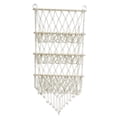 thumbnail image 4 of Luzkey Stuffed Animal Hammock Stuffed Toy Net Toy Storage Boho Macrame Three Layers Hanging Storage Net Organizer Holder for Bedroom Beige, 4 of 7