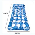 thumbnail image 3 of Inflatable Mattress, Hammock 180cm*80cm, Inflatable Net Aqua Float Chair, Floating Bed Water Mattress Sofa Swimming Pool (Blue), 3 of 5