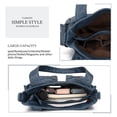 thumbnail image 5 of KL928 Women Large Purses Multi-Pocket Handbags PU Leather Tote Bag, 5 of 5