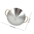 thumbnail image 2 of SOPOTUTU Cooking Pot Nonstick with Double Handle Design for Home Cooks in Silver 1Set, 2 of 7