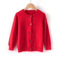 thumbnail image 3 of LIJCC Girls Classic Knit Cardigan Sweaters Crew Neck Button-Down Solid Color Cotton Knit Sweater School Uniforms Cotton Cardigan Button Front Outerwear, 3 of 3