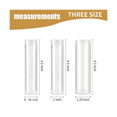 thumbnail image 4 of 35 Pcs Tubes de Pièces de Monnaie Tailles Assorties Tubes de Rangement de Pièces Tubes de Pièces de Monnaie en Plastique Transparent Tubes de Pièces de Monnaie en Nickel, 4 of 6