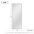 thumbnail image 4 of NeuType Full Length Floor Mirror Rectangular Black 44"x16", 4 of 7