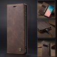 thumbnail image 5 of KOMI Wallet Case for Samsung Galaxy S10, Premium PU Leather Case Vintage Matte Wallet Flip Cover [Card Slots] [Magnetic Closure] Stand Function Folio Shockproof Full Protection for Galaxy S10 Coffee, 5 of 5