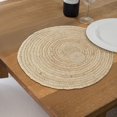 thumbnail image 3 of Plain Round Rope Jute Braided Placemat 14 X 14 - Set of 12, 3 of 3