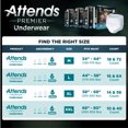 thumbnail image 3 of Attends Premier Underwear - Medium - Case of 72pc, 3 of 5