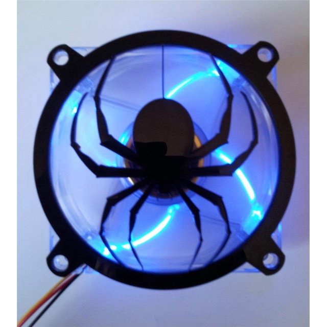 Inspired Laser Design Ventilateur d'Ordinateur Personnalisé en Forme d'Araignée 200mm