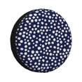 thumbnail image 1 of Wukai Housse de Pneu de Rechange Imprimé Fleurs pour Remorque RV, Imperméable PVC Cuir Synthétique Housse de Roue pour Camion, Remorque, RV, SUV, Campeur-16 Pouces, 1 of 6