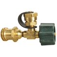 thumbnail image 3 of JR Propane Adapter Fitting 07-30215 Tee Style; With Green Quick Connect And Brass Cylinder Thread Cap, 3 of 4