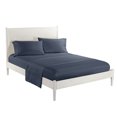 thumbnail image 2 of Topcobe Solid Color Bed Sheet Set for Adults Teens, King Size Gray Blue, 2 of 3