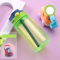 thumbnail image 1 of Green Plastic Water Cup, Personalised Kids Water Bottle with and Lid Back to schol Supplies Custom Name Water Bottle for Kids Boys Girls Teen Gifts 500Ml Birthday Leak Proof Water Bottle, 1 of 4