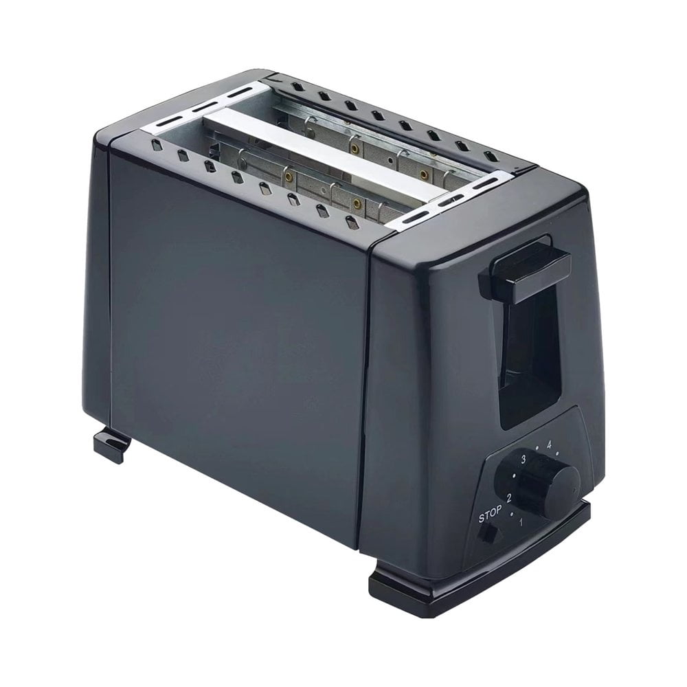 Estbridge Oaster 2 Slices Stainless Steel Double Slot Toaster With Bun Attachment Function 7 110v