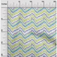 thumbnail image 1 of oneOone Polyester Lycra Fabric Chevron Flame Stitch Print Fabric By The Yard 56 Inch Wide, 1 of 4