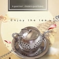 thumbnail image 1 of Oleegame 1PC Produce Storage Herbal Loose Strainer Diffuser Leaf Steel Tea Stainless Infuser Filter Kitchen，Dining & Bar Silver, 1 of 9
