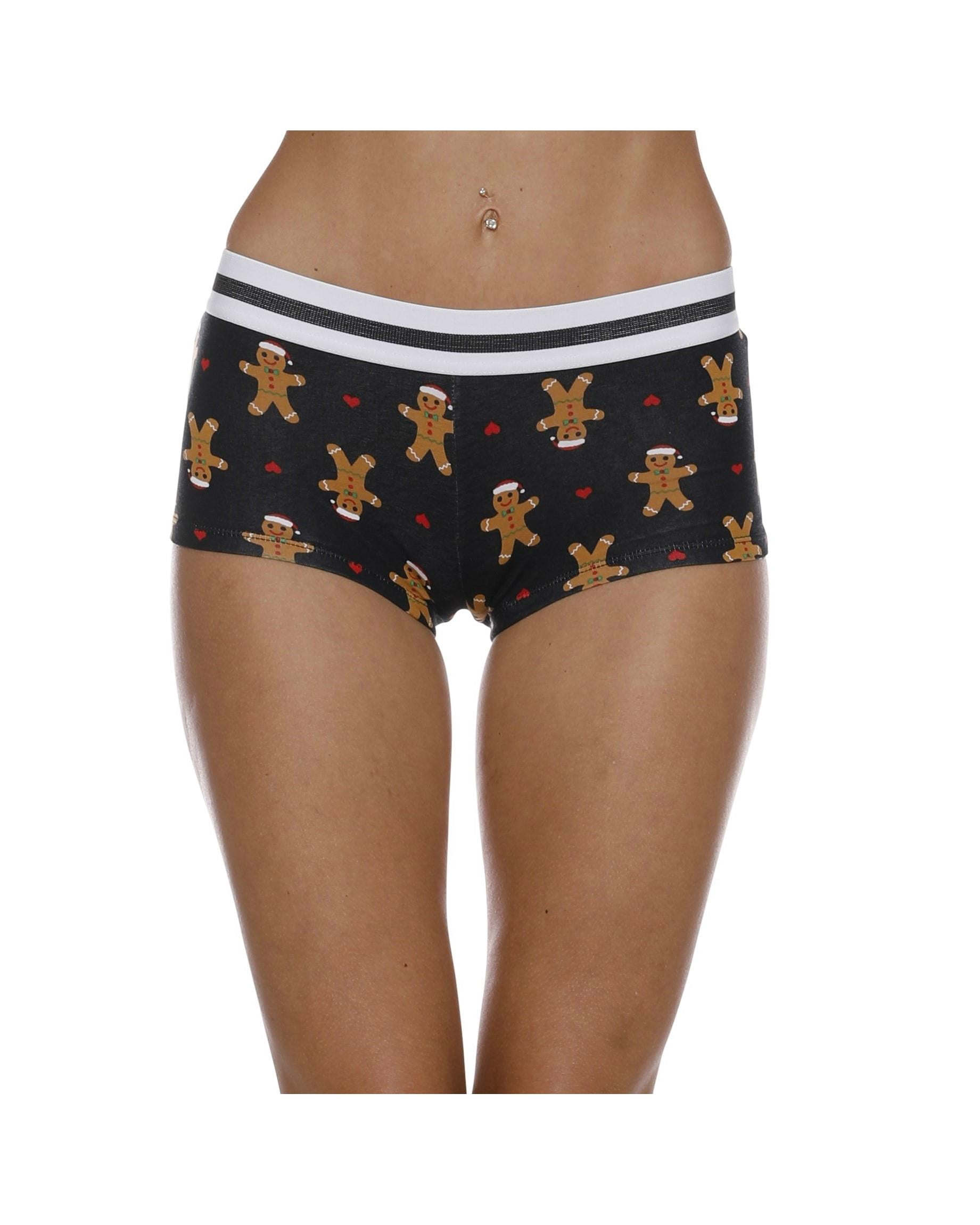 Secret Santa Culottes Aguichant pour Femmes Lingerie Noël Stylée Confortable Designer Unde