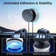 thumbnail image 4 of Lisbinx Car Phone Mount with Magnetic Suction Base, Foldable 360° Rotatable Holder for Dashboard and Windshield, Compatible with Mag Mount Phones, 1 Bracket, 4 of 5