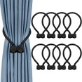 thumbnail image 1 of ORUYROP 8 PCS Magnetic Curtain Tiebacks, European Style Convenient Drape Tie Backs, Decorative Drape Tie Backs Holdback Holder for Window Draperies, No Tools Required for Christmas Home Holida, 1 of 6