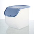 thumbnail image 1 of TASTAN Rice Container, 20L Airtight Food Storage Bin - Stackable Grain/Krice Container with Locking Lid, Bpa-Free Plastic Kitchen Organizer Food Storage Container, Blue, 1 of 3