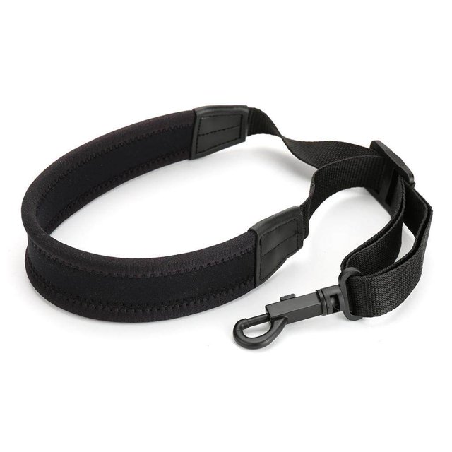 VONKY Adjustable Saxophone Sax Stretch Silicone Soft Padded Neck Strap with Hook