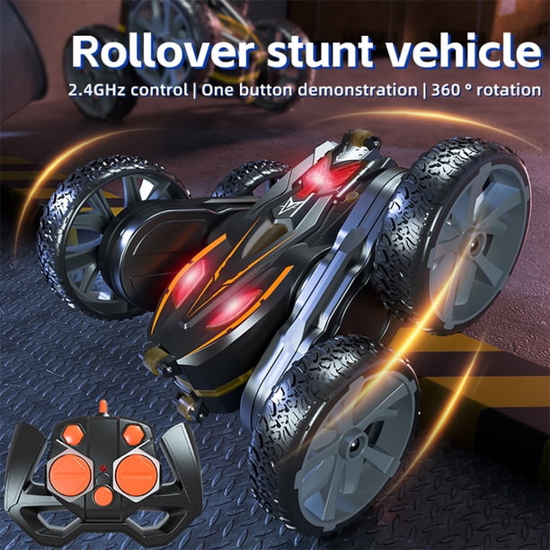 Voiture Spider RC 2.4GHz – Transformable En Robot, Lumières LED, Rotation 360°, Cadeau Enfant 3+