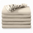thumbnail image 1 of Bare Home 5-Pack Fitted Sheets - Premium 1800 Collection - Ultra-soft - Deep Pocket - Queen, Sand, 1 of 7