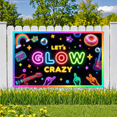 thumbnail image 5 of Neon Lights Glow Party Banner Retro Design Disco Theme for Birthday Party Indoor Decoration Dance Event, 5 of 5