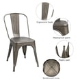 thumbnail image 3 of Chaise de salle à manger en métal Heavenly Collection, ENSEMBLE DE 2, 3 of 7