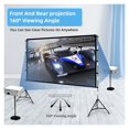 thumbnail image 2 of With Stand Metal Telescopic Tube With Carry Bag Grey Anti-Light 84 100 120 Inch For Home Theater Outdoor Projector Screen ,Easy to Use, 2 of 4