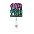 thumbnail image 2 of EGNMCR Home Decor, Room Decor, Wall Decor Automatic Retractable Badge Clip P lastic badge clip, 2 of 6