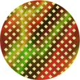 thumbnail image 1 of Ahgly Company Tapis d'Intérieur Lavable en Machine Carré Vert, 3 Pieds Carré, 1 of 7