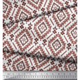 thumbnail image 2 of Soimoi Rayon Fabric Ethnic Ikat Print Fabric by Yard 56 Inch Wide, 2 of 3